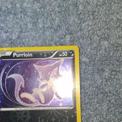 Pokemon Purrloin RC13/RC25 Legendary Treasures Basic Holo Card - Image 3
