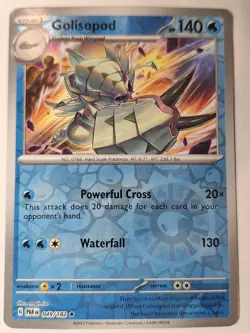 Golisopod 049/182 Sv04: Paradox Rift Pokemon Reverse Holo Foil Nice! - Image 1