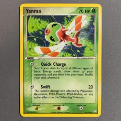 Yanma 28/109 EX Team Rocket Returns Regular RARE Pokemon Card English 2004 LP - Image 1