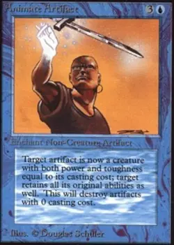 1 x Animate Artifact - Unlimited - Moderate Play - MTG - Image 1