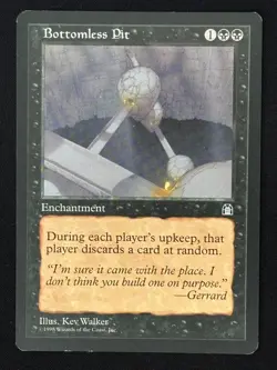1x MTG Bottomless Pit - Stronghold (STH) - Magic the Gathering - Image 1