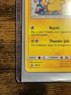 Pokemon TCG Pikachu SM162 Promo Team-Up Blister LP Swirl - Image 4