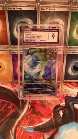 Pokemon TCG Heracross Scarlet & Violet Paldea Evolved Illustration Rare, MINT 9! - Image 1