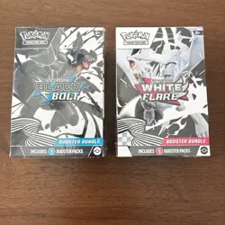 Pokemon Black Bolt and White Flare Booster Bundle Set of 2 Sealed New - Image 1