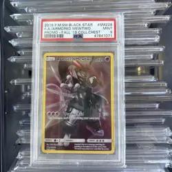 PSA 9 Armored Mewtwo 2019 Pokemon Black Star Promo SM228 Collectors Chest - Image 2