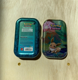 2019 Pokemon TCG Kanto Friends Eevee Mini Tin EMPTY - Image 1