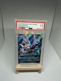 Pokemon Palkia GX 119/131 Sun & Moon Forbidden Light Slab - PSA 9 - Image 1