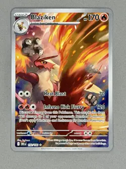 Pokemon TCG Pokemon Blaziken Illustration rare #192 NM Pack Fresh - Image 3