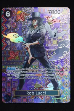 Rob Lucci (SP) OP03-092 Awakening of the New Era ONE PIECE Foil NM ENGLISH - Image 1