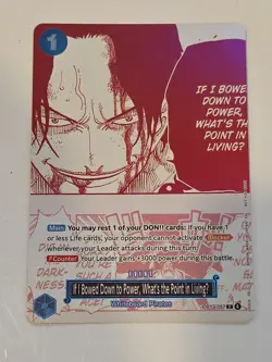 If I Bowed Down to Power OP13-057 3rd Anniversary Treasure Campaign One Piece - Image 1