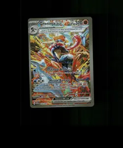 FAN-ART READ DESCRIPTION BELOW HOLO Greninja Card Greninja Pokemon Card p2 - Image 1
