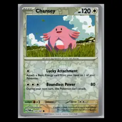 Pokemon Card - Chansey 133/167 - Twilight Masquerade - Reverse Holo - Image 1