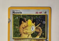 Meowth #10 Holo WOTC Black Star GB Game Boy Promo Stamp 1999 Pokemon Card TCG - Image 3