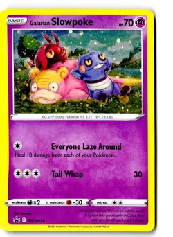 Galarian Slowpoke Promo SWSH: Sword & Shield Promo Cards SWSH126 LP Pokemon Card - Image 1