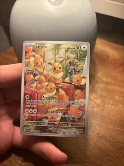 Pokemon Eevee Holo TCG Card 188/167 Sv06 Twilight Masquerade - Image 1