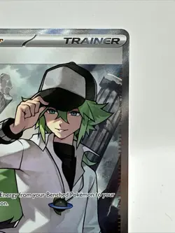 Pokemon TCG Black Bolt Ultra Rare Full Art Trainer Holo Card N's Plan 163/086 - Image 4