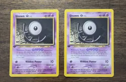 Unown [U] #51 1st Edition Neo Discovery Near Mint (SINGLE CARD) - Image 1