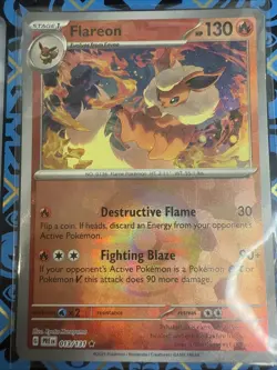 Flareon - 013/131 - Pokeball Holo - Prismatic Evolutions - NM/M - Pokemon Card - Image 1