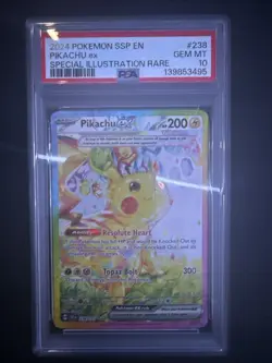 Pokemon Pikachu TCG Surging Sparks EX Special Illustration Rare Card #238 PSA 10 - Image 2