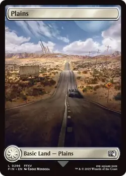 4 x Plains (0296) - Final Fantasy - Common - Basic Land Full Art - Image 1