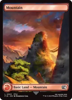 4 x Mountain (0303) - Final Fantasy - Common - Basic Land Full Art - Image 1