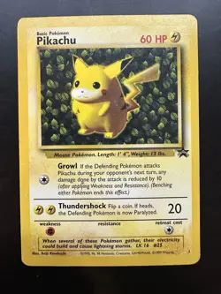 Pokemon TCG Pikachu Wizards Black Star Promos Regular Rare - Image 1