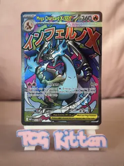 Mega Charizard X ex - MEP 023 - Black Star Promo - UNSEALED -Pokemon - TCGKITTEN - Image 1