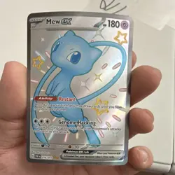 Pokemon TCG Mew EX Holo SV: Paldean Fates 216/091 180HP - Image 1