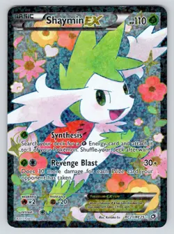 PL! FULL ART Shaymin EX ULTRA RARE RC21/RC25 Radiant Collection Pokemon - Image 1