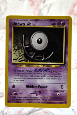 Pokemon -Unown [U] 51/75 Uncommon Unlimited Neo Discovery - NM - Image 1