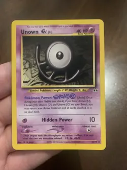 Pokemon TCG Unown [U] Neo Discovery 51 Regular Unlimited Uncommon - Image 1