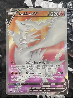Pokemon TCG Reshiram V (Full Art) Silver Tempest 172/195 Holo Ultra Rare - Image 1