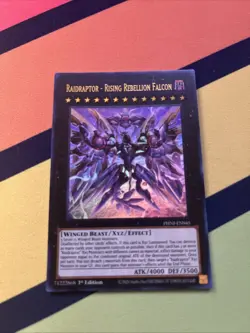 Yu-Gi-Oh! Raidraptor Rising Rebellion Falcon PHNI-EN045 Ultra Rare 1st Ed NM - Image 1