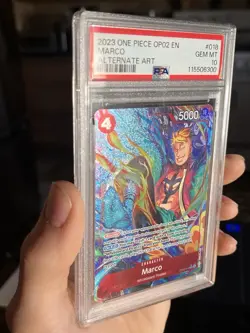 One Piece Marco Full Art OP02-018 R Alternative Art, PSA 10 - Image 2