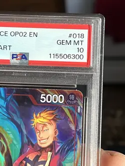 One Piece Marco Full Art OP02-018 R Alternative Art, PSA 10 - Image 5