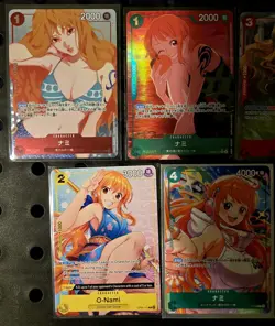 ONE PIECE CCG LOT OF 5 NAMI's MIXED SETS ALL NM+ - Image 2