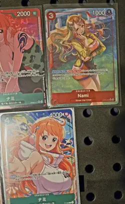 ONE PIECE CCG LOT OF 5 NAMI's MIXED SETS ALL NM+ - Image 3