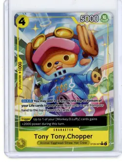 ST29-007 Tony Tony Chopper C (Alt Art) Starter Deck29 Egghead One Piece TCG - Image 1