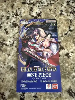 ONE PIECE TCG OP-14 The Azure Sea’s Seven Booster Pack Sleeved SEALED English - Image 1