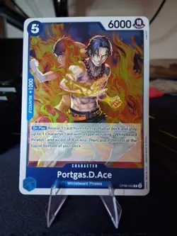 Portgas D. Ace Holo Rare Op08-052 English One Piece Two Legends NM - Image 1