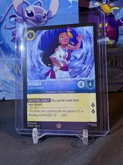 ❄ ❄ Disney Lorcana Winterspell Moana Curious Explorer 155/204 Legendary NM ❄ - Image 1