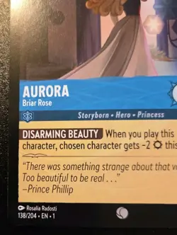 Aurora - Briar Rose 138/204 Common The First Chapter Disney Lorcana TCG - Image 4