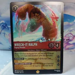 Disney Lorcana Winterspell Wreck-It Ralph Raging Wrecker Legendary 103/204 - Image 1