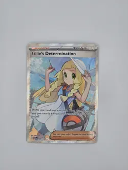 Pokemon Lillie's Determination 169/132 Secret Rare Mega Evolution Card - Image 1