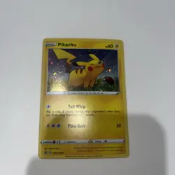 Pikachu SWSH039 Cosmos Black Star Promo Holo Pokemon TCG Card NM - Image 1