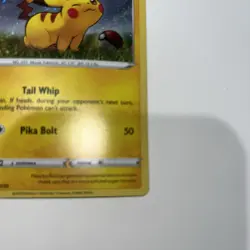 Pikachu SWSH039 Cosmos Black Star Promo Holo Pokemon TCG Card NM - Image 2