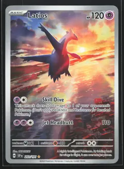 Latios 203/191 Surging Sparks Illustration Rare Pokemon Card - Image 1