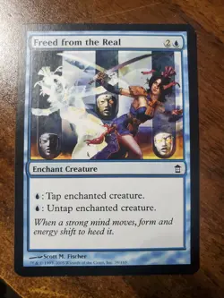 Freed From The Real Saviors of Kamigawa Regular LP Unplayed Magic The Gathering - Image 1