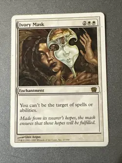 Ivory Mask X2 8th Edition Ex Condition See Pics Front/back - Image 4