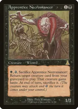 Apprentice Necromancer [Urza's Destiny] Lightly Played - Image 1